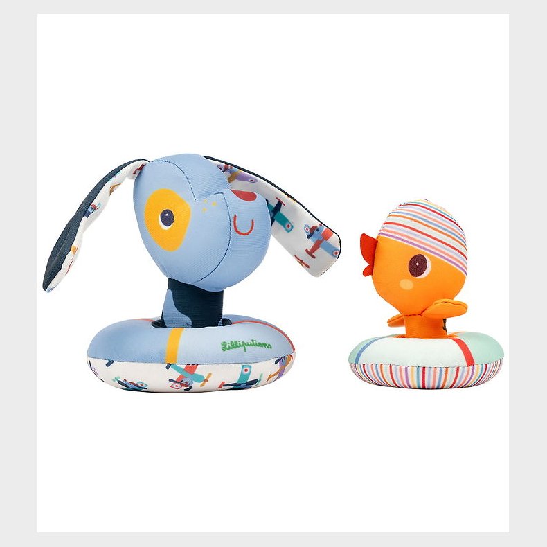 Lilliputiens Badeleget�j - 4-pak - Jules og Gaspard Badeleg