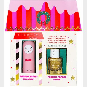 Inuwet Gaves�t - L�bepomade/Neglelak - Strawberry/Papaya