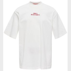 Kids Only T-shirt - KogBabette - Cloud Dancer/Croissant