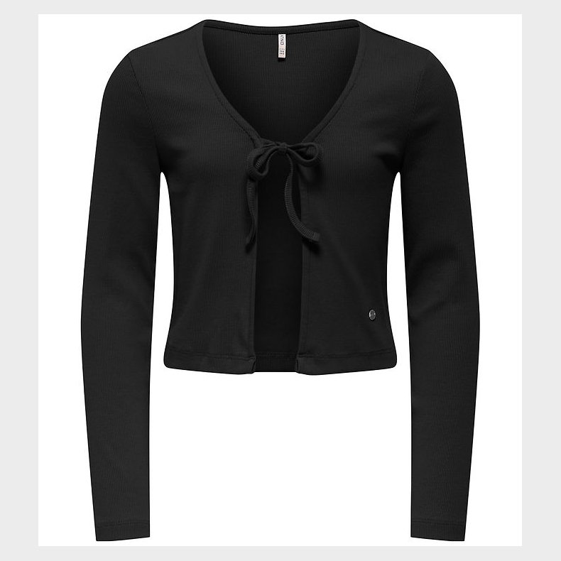 Kids Only Cardigan - Rib - KogNessa - Black