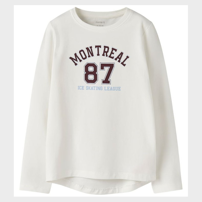 Name it Bluse - NkfVix - Cloud Dancer/Montreal