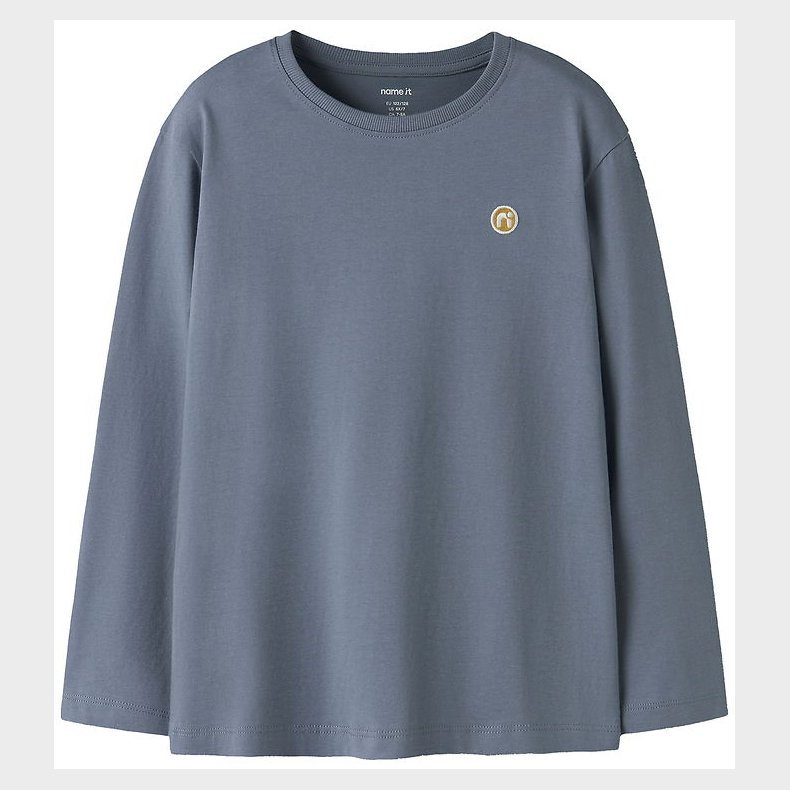 Name it Bluse - NkmVimpel - Flint Stone/Brandmark