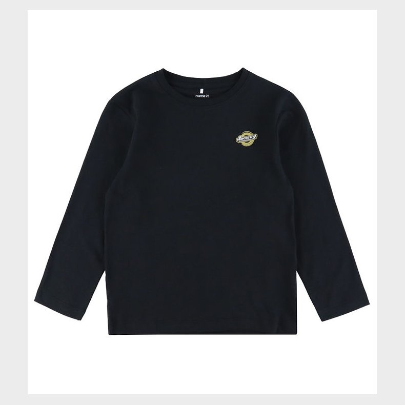 Name it Bluse - NkmVimpel - Black/Hockey