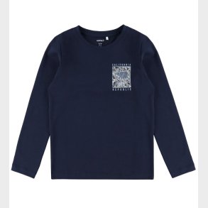 Name it Bluse - NkmVux - Navy Blazer/Golden