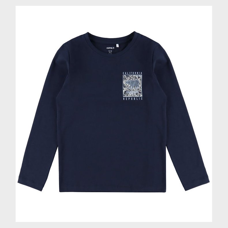 Name it Bluse - NkmVux - Navy Blazer/Golden