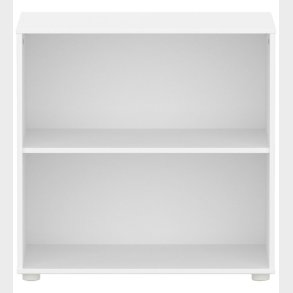 Flexa Reol - Shelf Unit 1 Shelf F. Wht + Plastic Feet