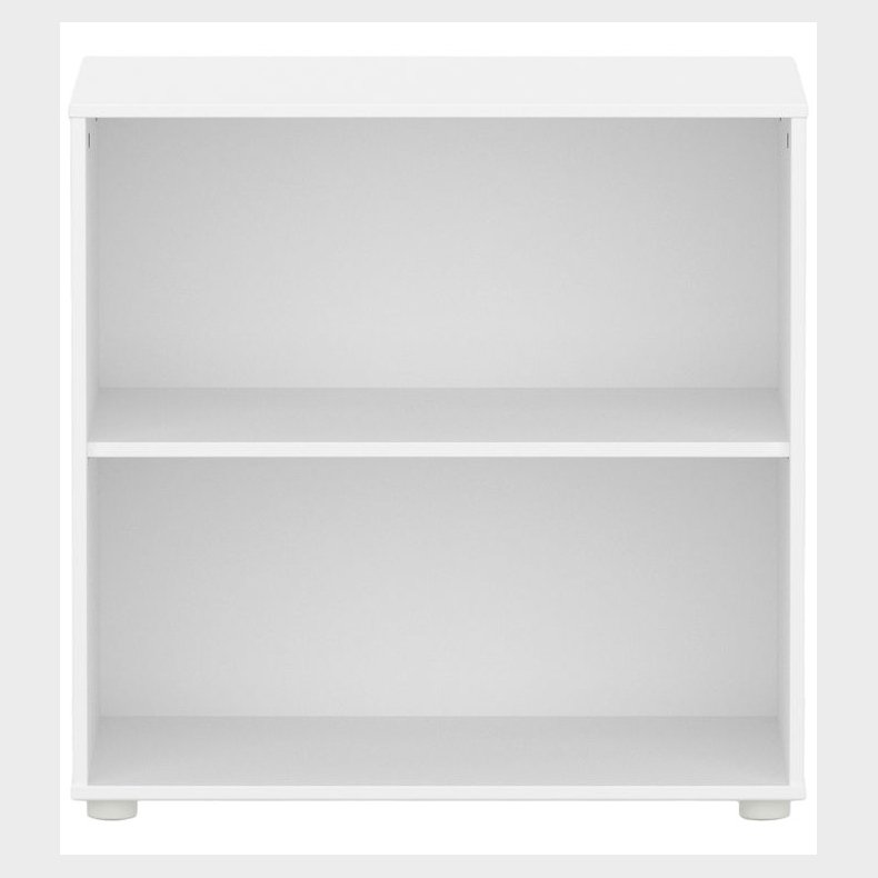 Flexa Reol - Shelf Unit 1 Shelf F. Wht + Plastic Feet