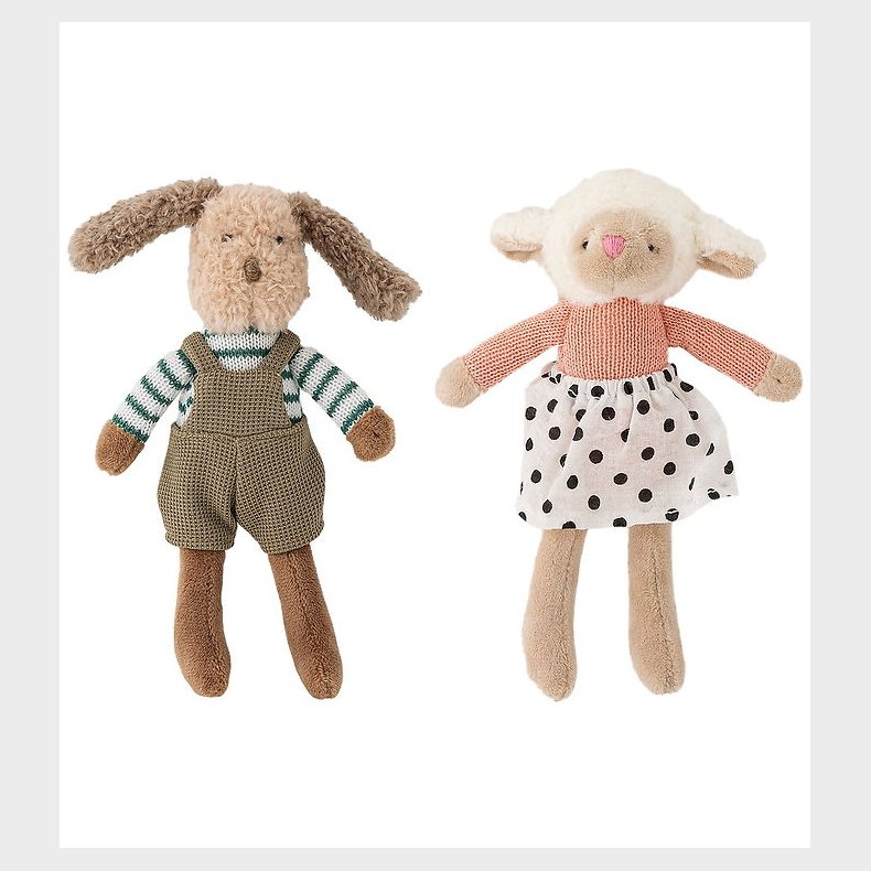 Bloomingville Bamser - Sol & Teo - 2-pak - Brun