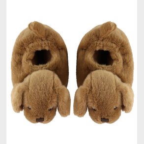 Konges Sljd Hjemmesko - Sausage Dog Footies - Chicory Coffe