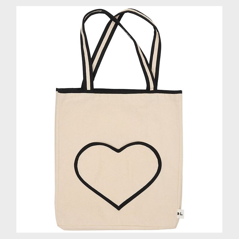 Design Letters Mulepose - In My Heart - Natural/Black