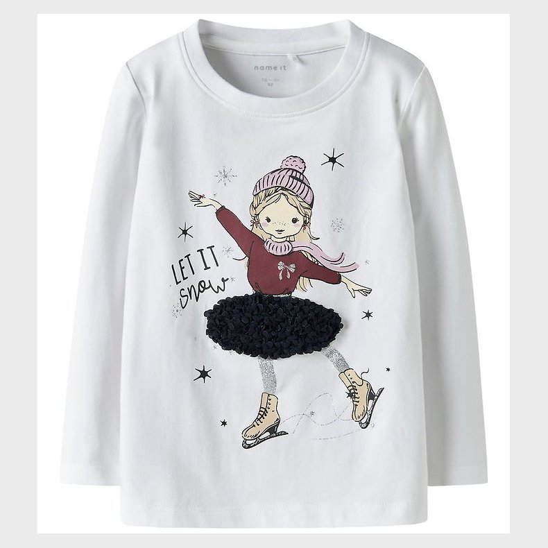 Name It Bluse - NmfSedra - Bright White