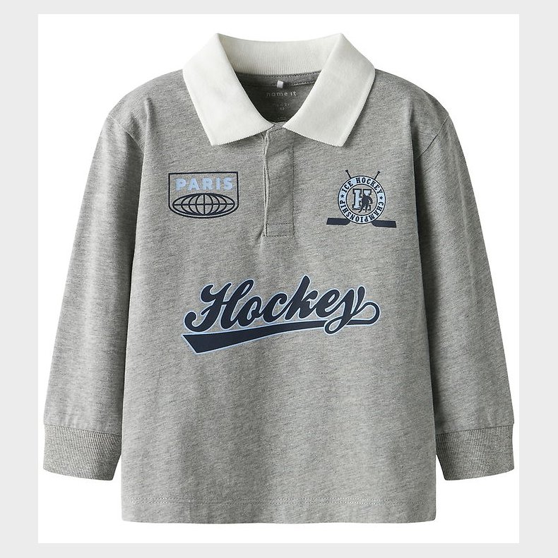 Name It Bluse - NmmSido - Grey Melange