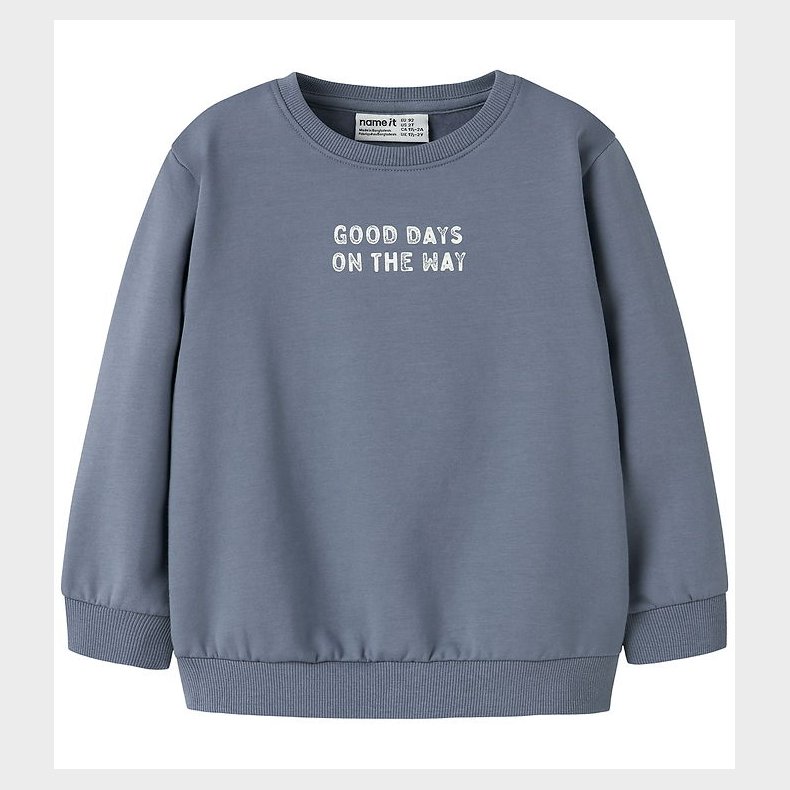 Name It Sweatshirt - NmmSlade - Flint Stone