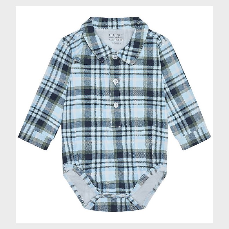 Hust and Claire Skjortebody l/ - HCBoye - Iron Blue