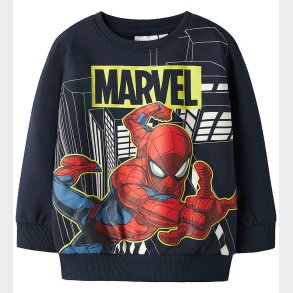 Name It Sweatshirt - Noos - NmmDion - Spiderman - Navy Blazer