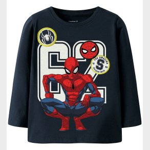 Name It Bluse - Noos - NmmDeep - Spiderman - Navy Blazer