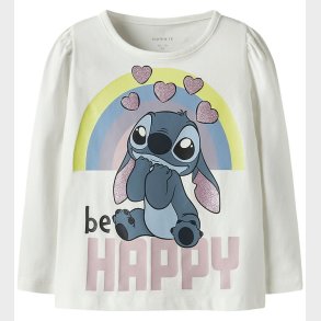 Name It Bluse - Noos - NmfDiana - Stitch - Cloud Dancer