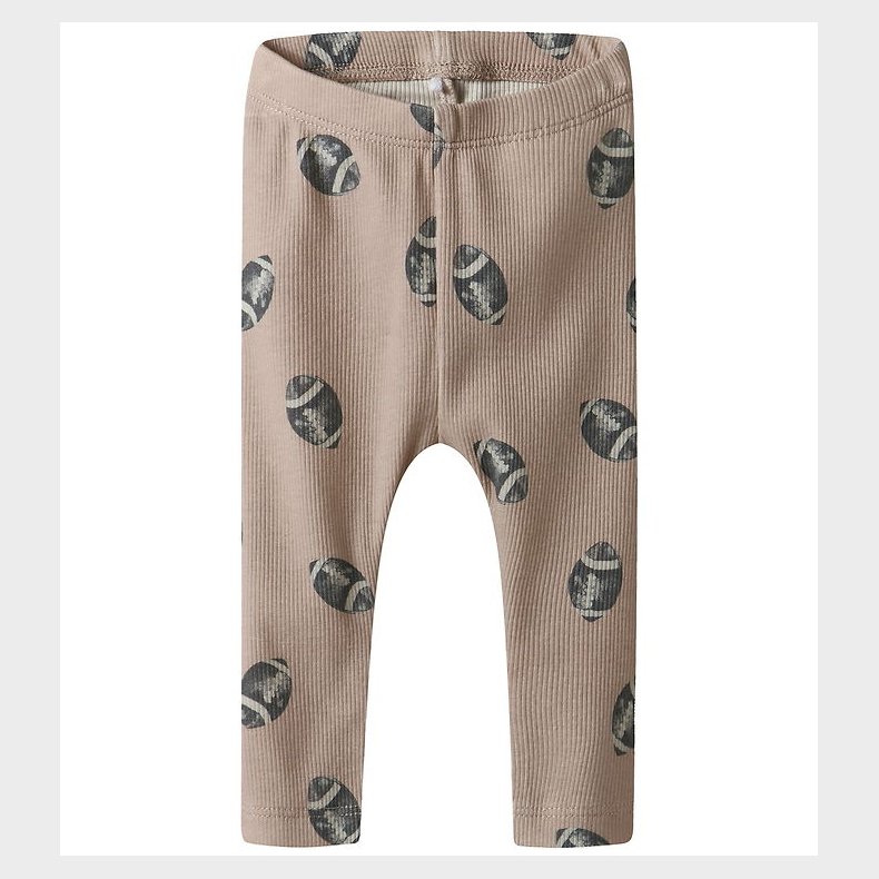 Name It Leggings - Rib - NbmSolution - Mushroom