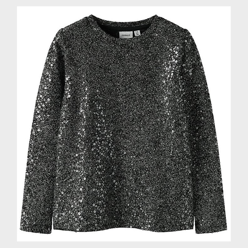 Name It Bluse - NkfSura - Sort m. Glimmer