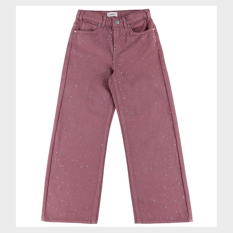 Kids Only Jeans - KogCobain - Rose Brown/Rhinestones