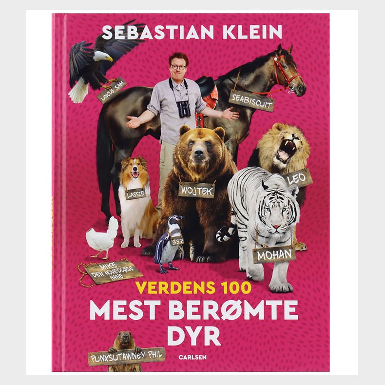 Forlaget Carlsen Bog - Verdens 100 Mest Bermte Dyr - DA