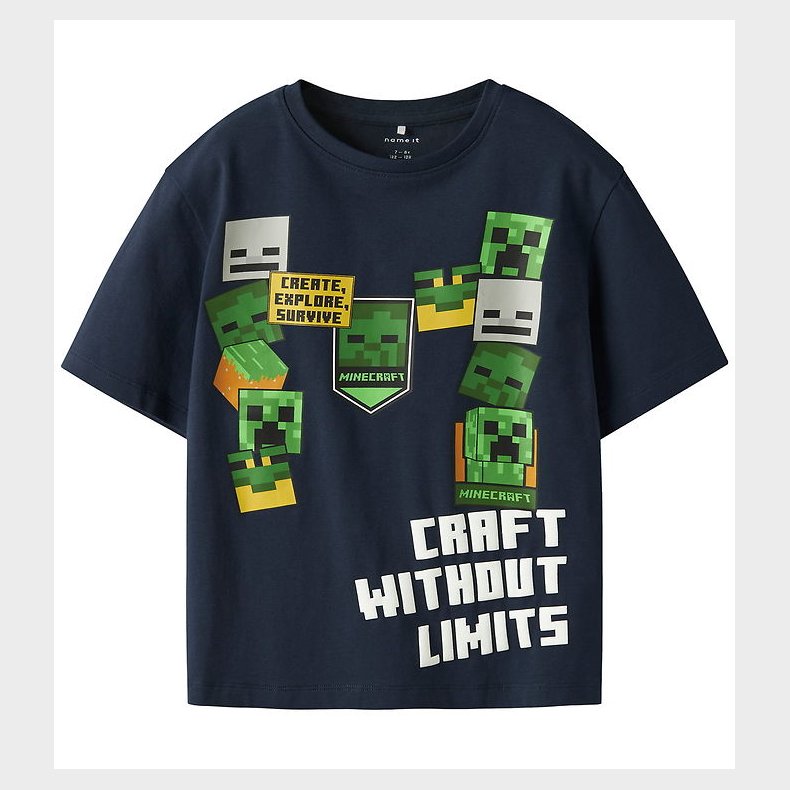 Name it T-shirt - NkmNels - Minecraft - Navy Blazer