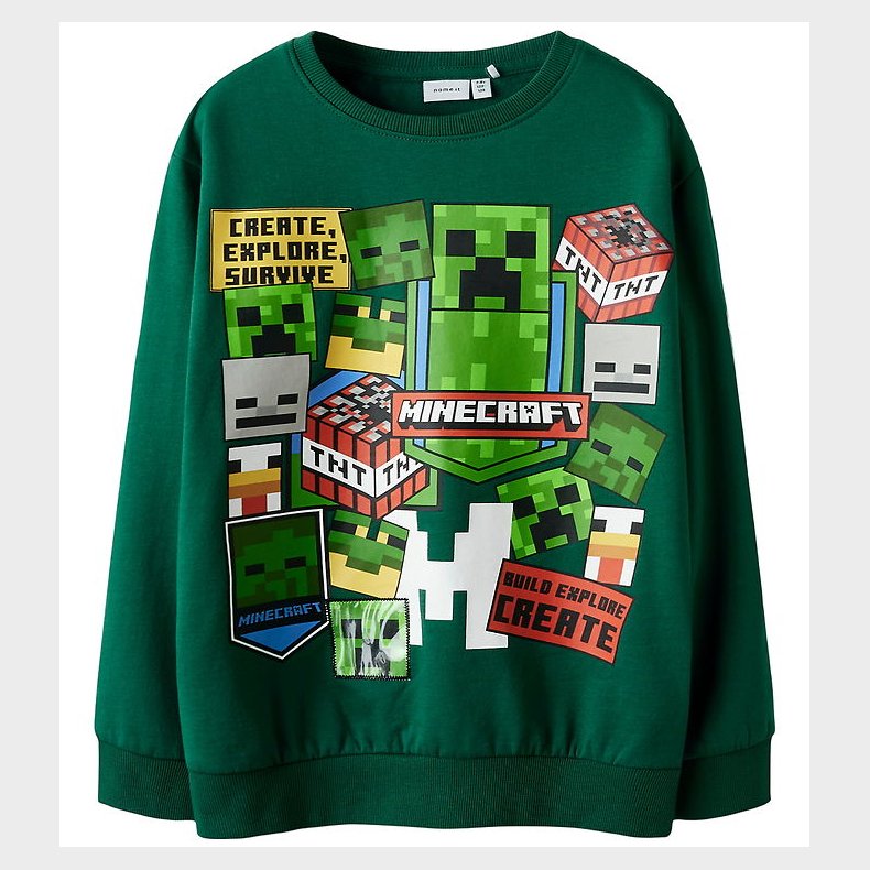 Name it Sweatshirt - NkmNeven - Minecraft - Bistro Green