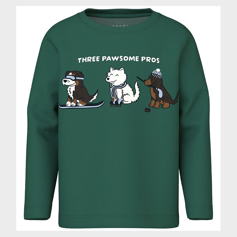 Name it Bluse - NmmVux - Bistro Green/Ice Dogs