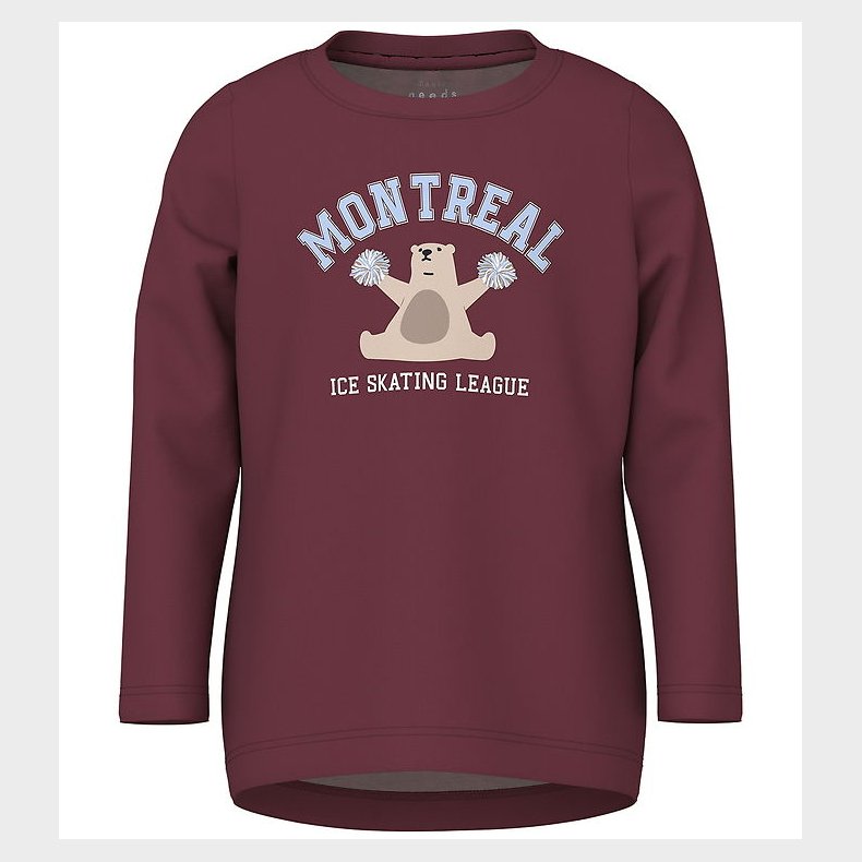 Name it Bluse - NmfVix - Burgundy/Montreal