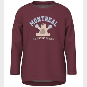 Name it Bluse - NmfVix - Burgundy/Montreal