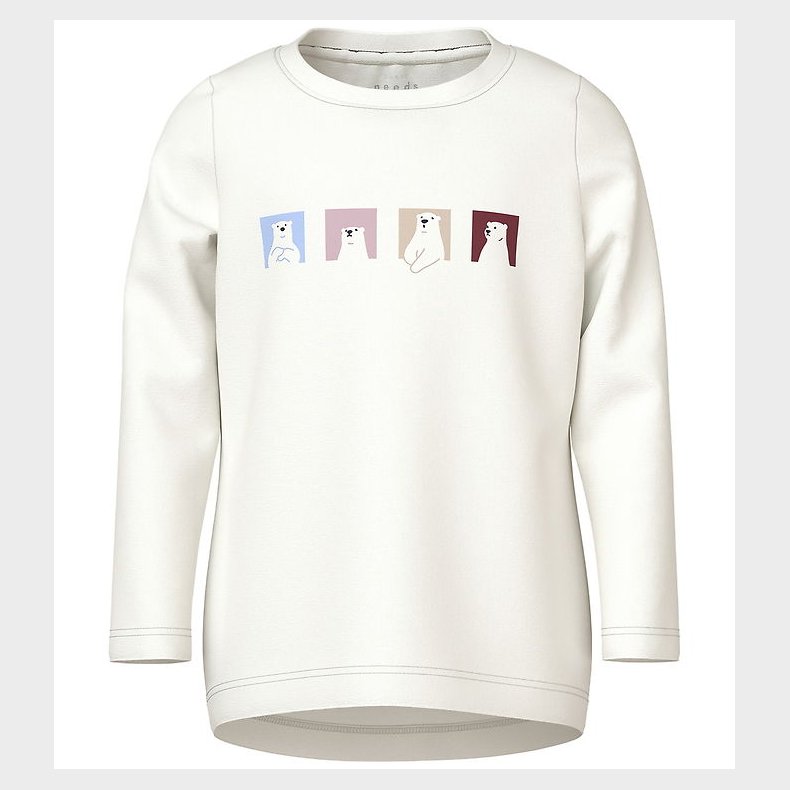 Name it Bluse - NmfVix - Cloud Dancer/Polar Bears
