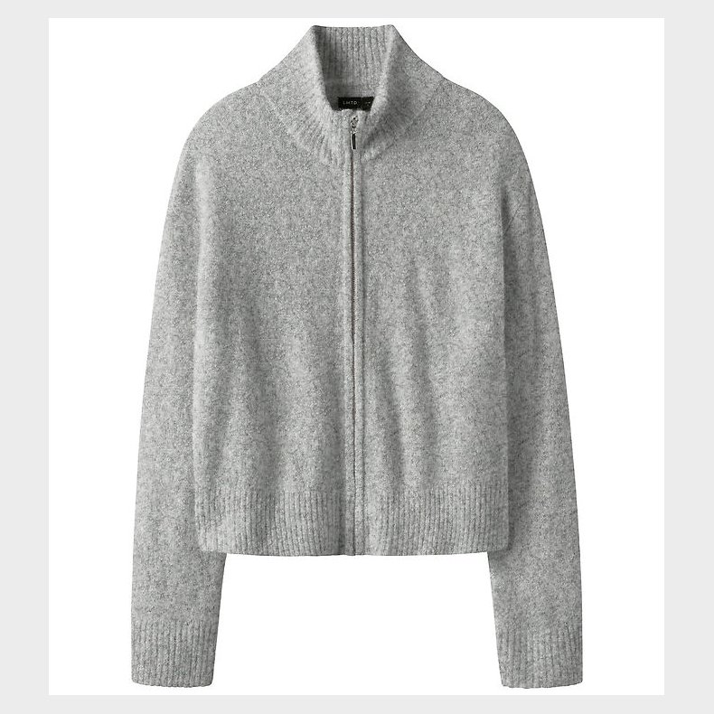 LMTD Cardigan - Strik - NlfRiaa - Light Grey Melange
