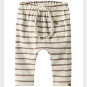 Lil' Atelier Bukser - NbmLimia - Turtledove/ Sepia Tint