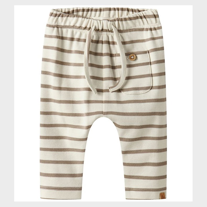 Lil' Atelier Bukser - NbmLimia - Turtledove/ Sepia Tint