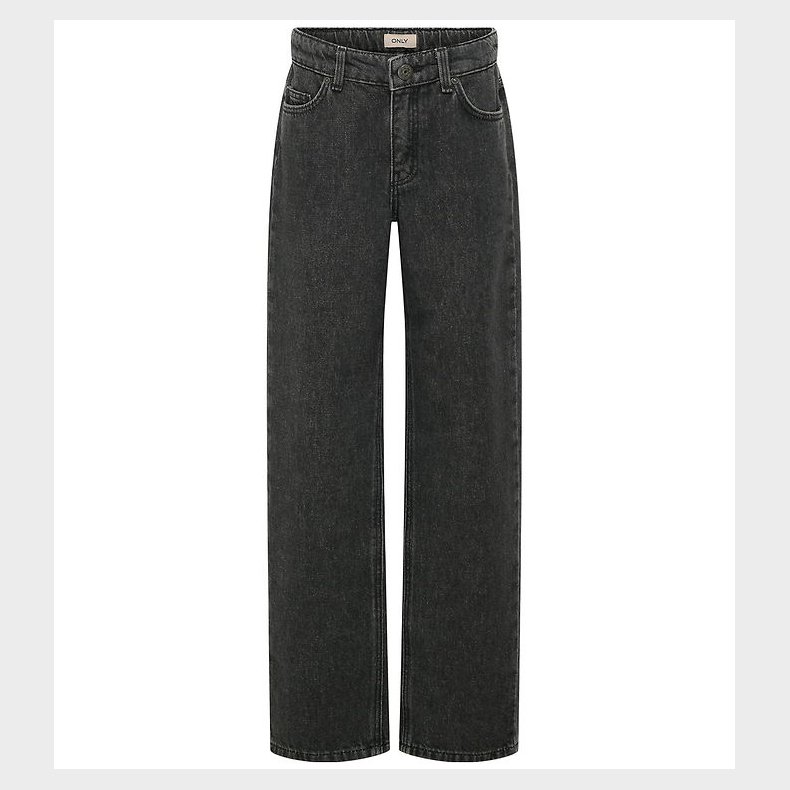 Kids Only Jeans - KogLumi - Washed Black/ Heart Embroide