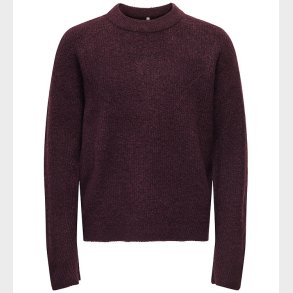 Kids Only Bluse - Strik - KogCamilla - Winetasting/ Melange