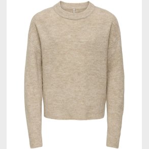 Kids Only Bluse - Strik - KogCamilla - Stone/ Melange