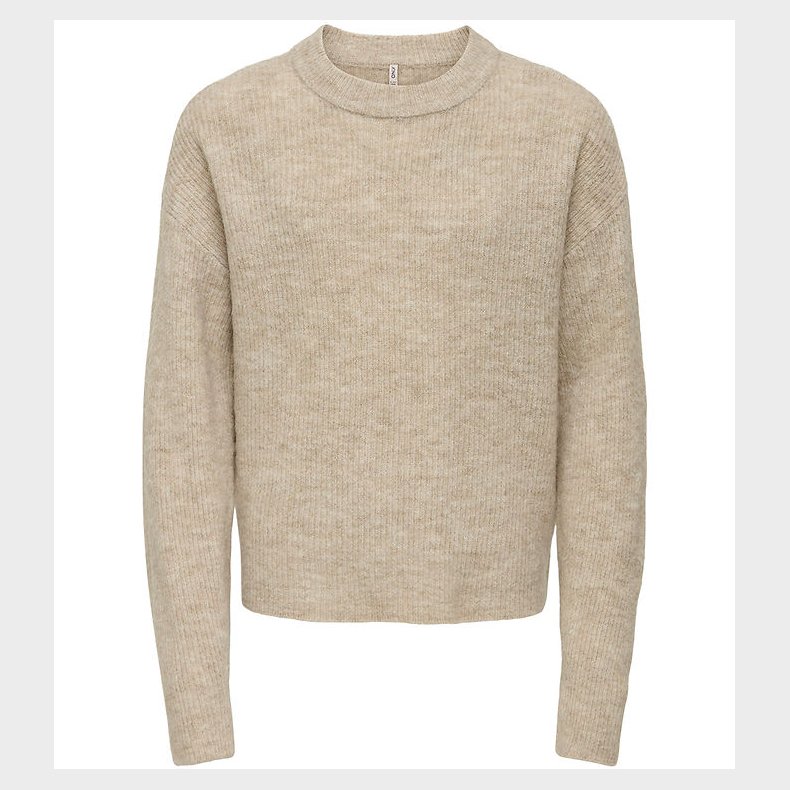 Kids Only Bluse - Strik - KogCamilla - Stone/ Melange