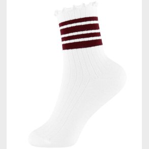 Name It Strmper - NkfSille - Bright White/Burgundy