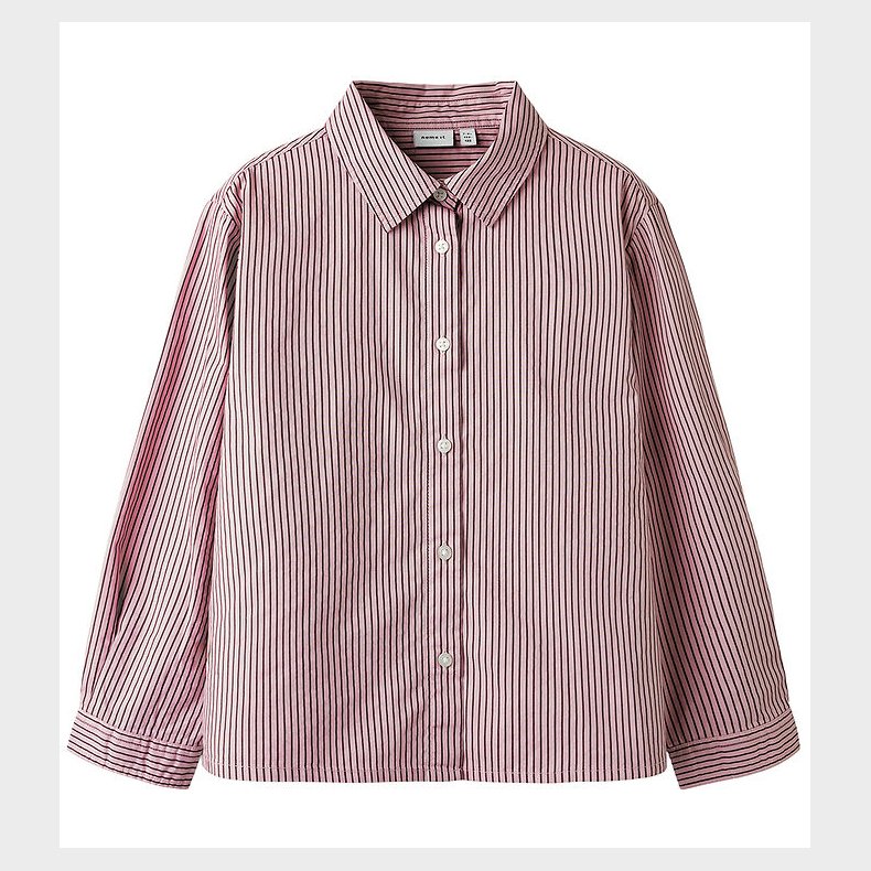 Name It Skjorte - NkfSvala - Keepsake Lilac/Burgundy