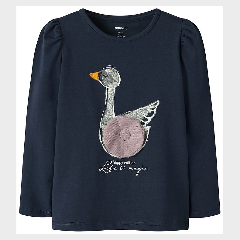 Name It Bluse - NmfSwana - Navy Blazer