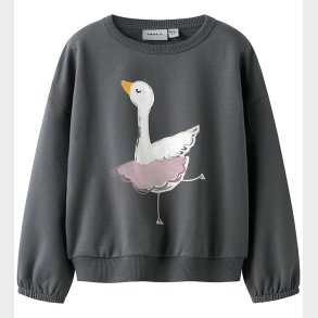 Name It Sweatshirts - NmfSwana - Lava Smoke