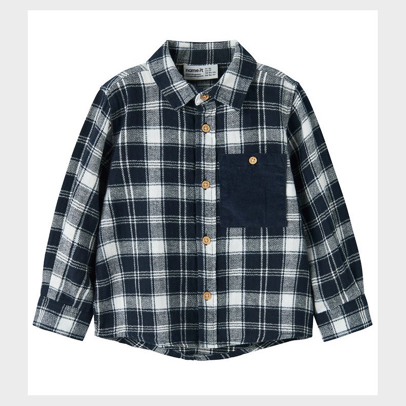 Name it Skjorte - NmmSanto - Navy Blazer