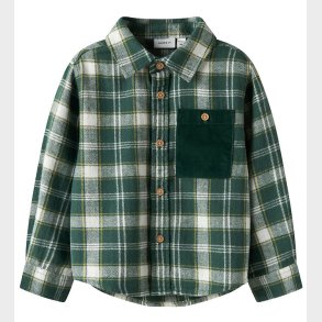 Name it Skjorte - NmmSanto - Bistro Green