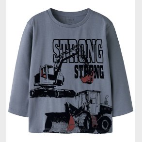 Name it Bluse - NmmSennet - Flint Stone