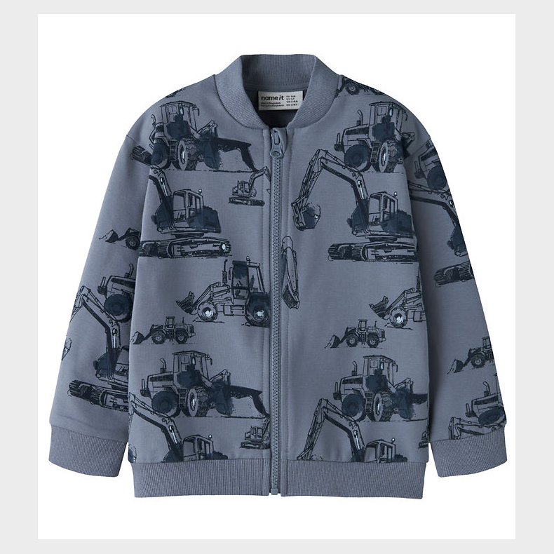 Name It Cardigan - NmmStorm - Flint Stone