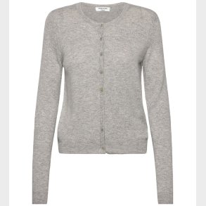 Rosemunde Cardigan - RkSofia - stril - Uld - Light Grey Melange