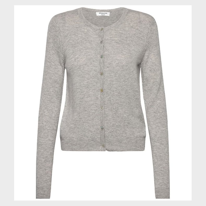 Rosemunde Cardigan - RkSofia - Strik - Uld - Light Grey Melange