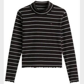 Tommy Hilfiger Bluse - Mock Neck - Black