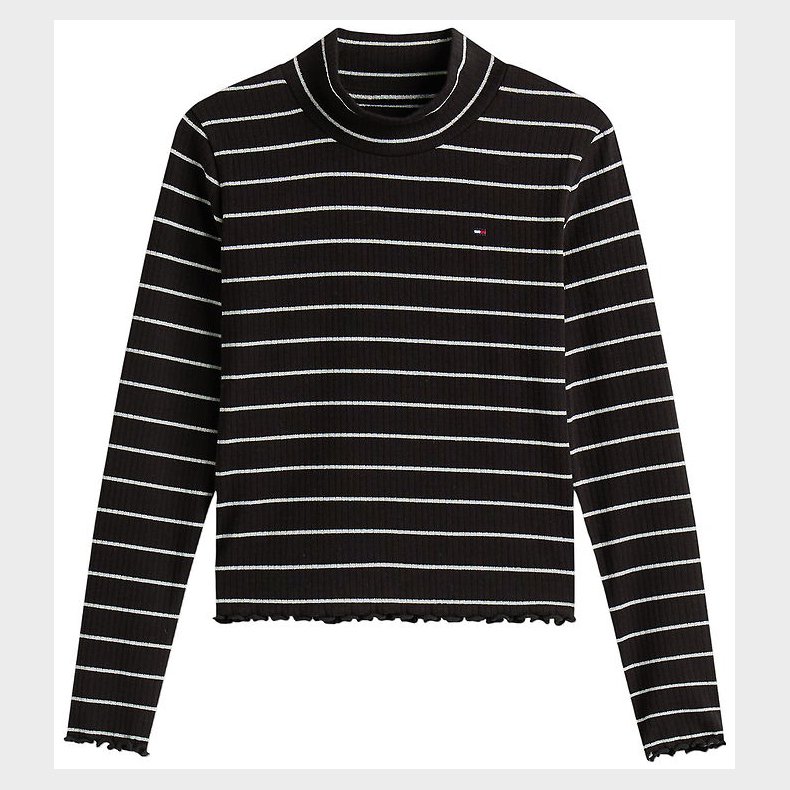 Tommy Hilfiger Bluse - Mock Neck - Black